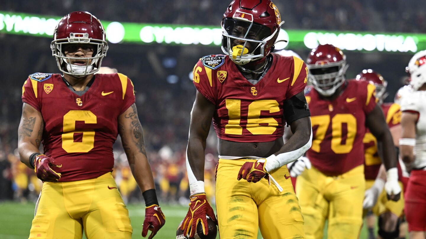 Miller Moss throws Holiday Bowl record 6 TD passes USC beats No